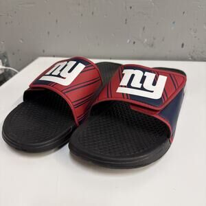 New York Giants NFL Football Fan Slide Sandals Shoes XL (13-14)